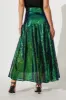 Exquisite Maxi Skirt In Green Sequin sold by St Frock