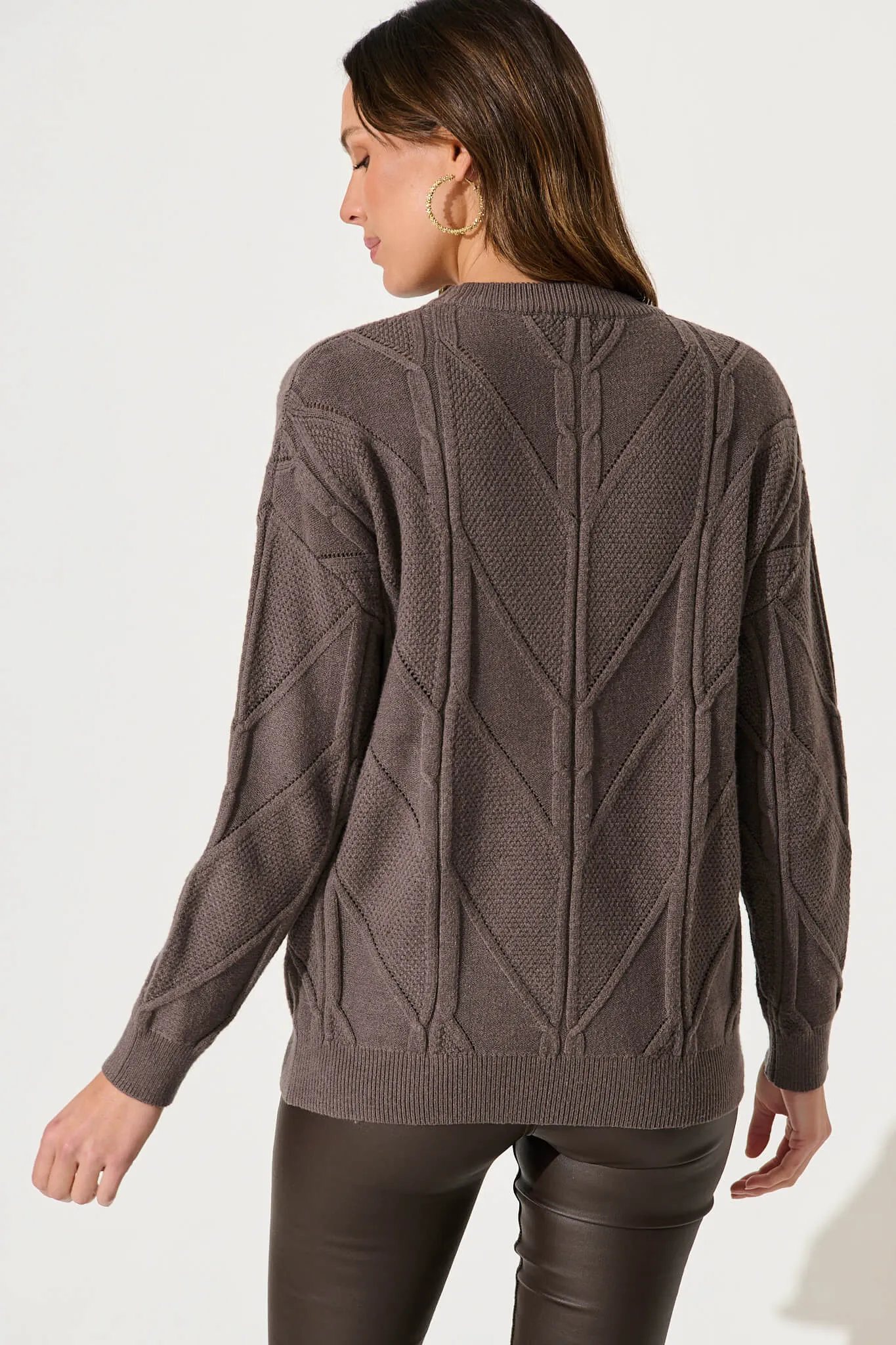 Harvey Knit In Grey Cotton Blend sold by St Frock product image thumbnail 3