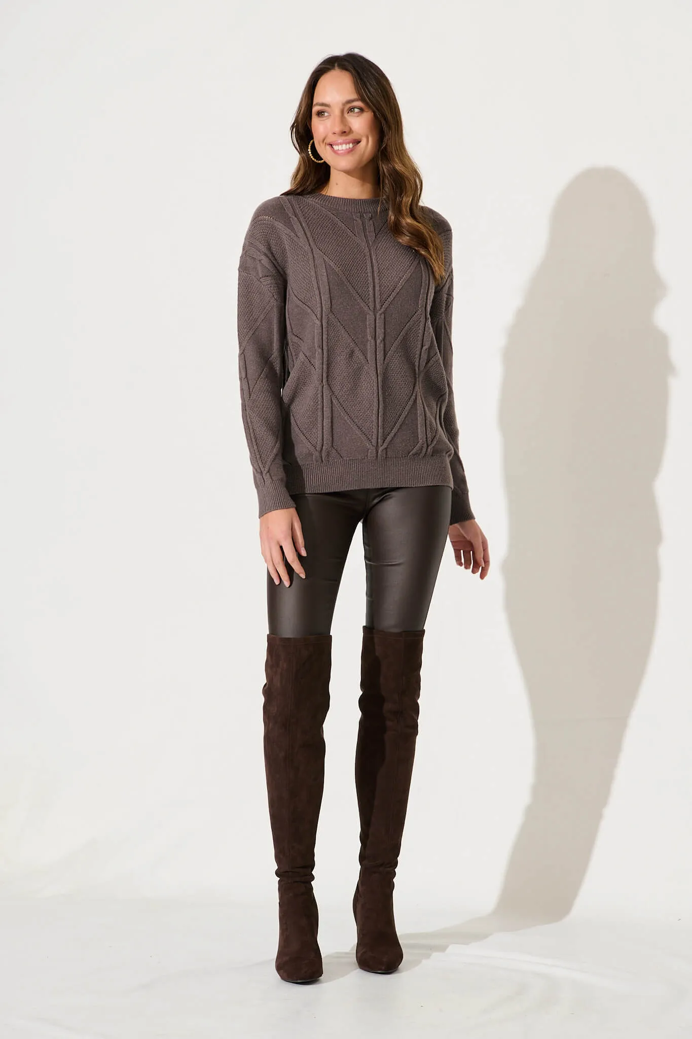 Harvey Knit In Grey Cotton Blend sold by St Frock product image thumbnail 4