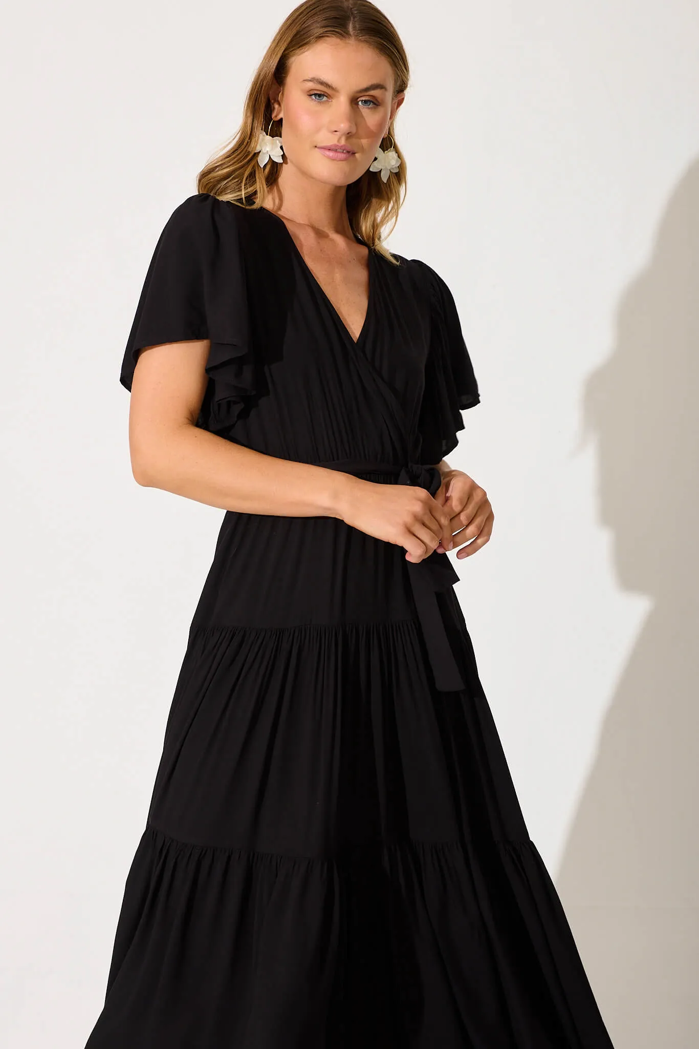 Artemis Midi Dress In Black sold by St Frock product image thumbnail 2