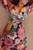 Melski Maxi Dress In Black Multi Floral sold by St Frock