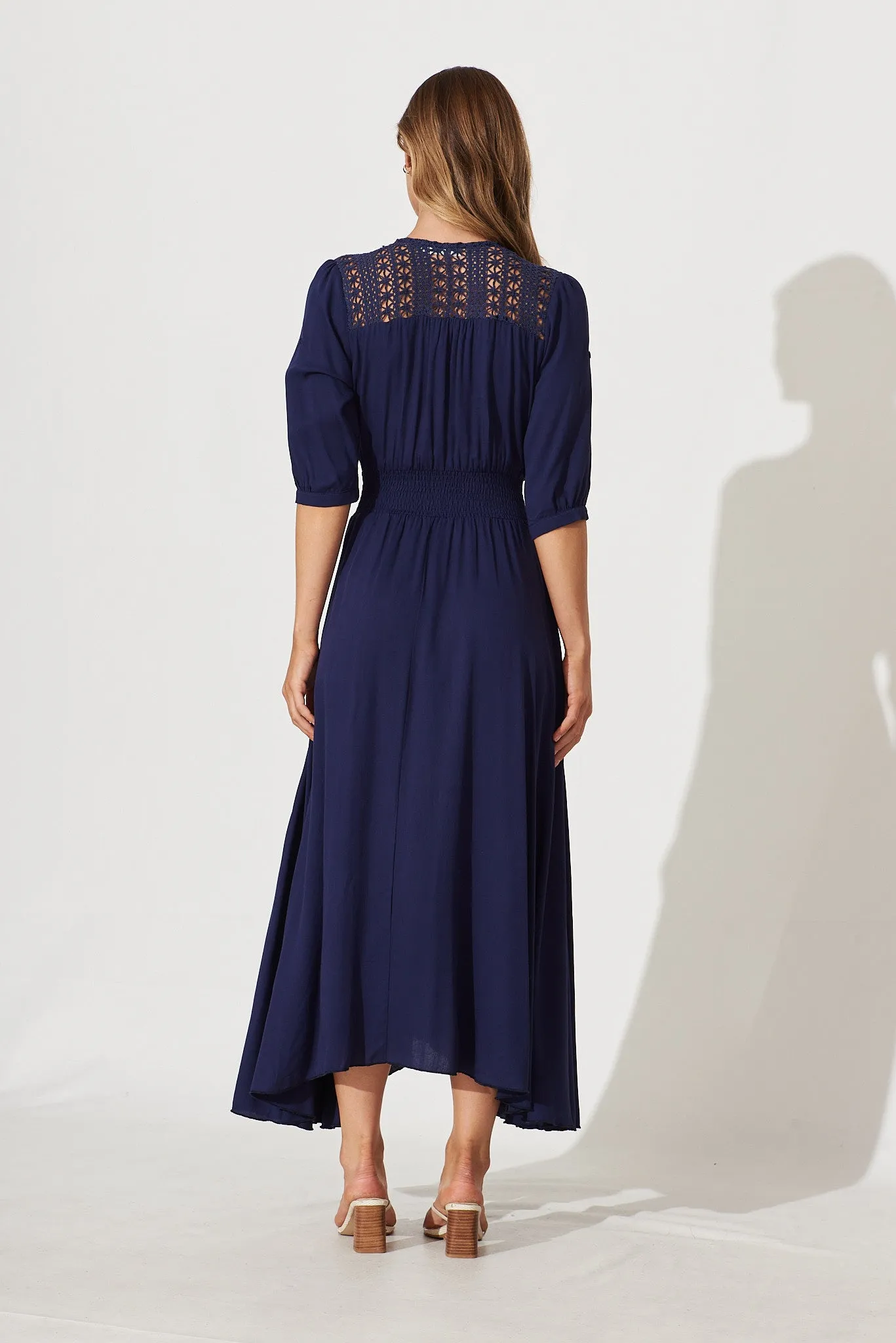 Selena Maxi Dress In Navy sold by St Frock product image thumbnail 4