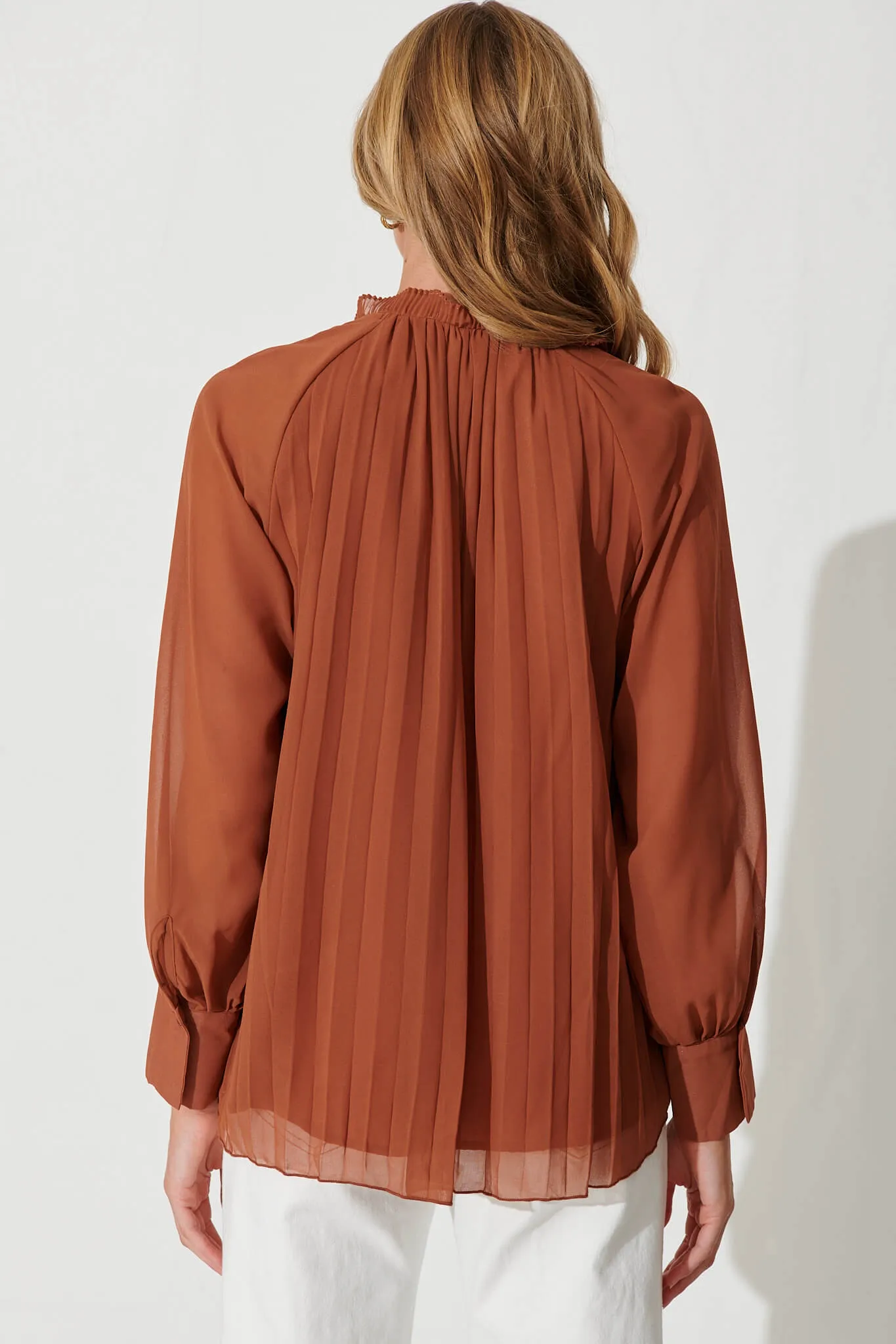 Estelle Top In Tan sold by St Frock product image thumbnail 3