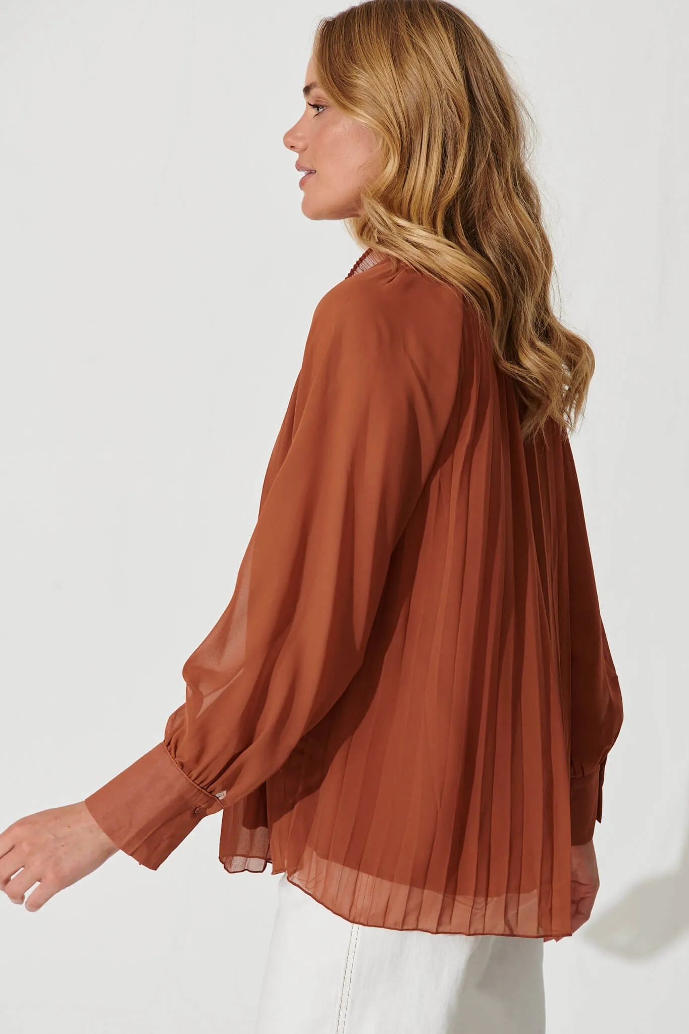 Estelle Top In Tan sold by St Frock product image thumbnail 2