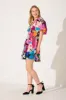 Daydream Dress In Black Multi Floral sold by St Frock