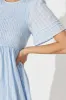 Talisa Maxi Dress In Sky Blue Cotton sold by St Frock