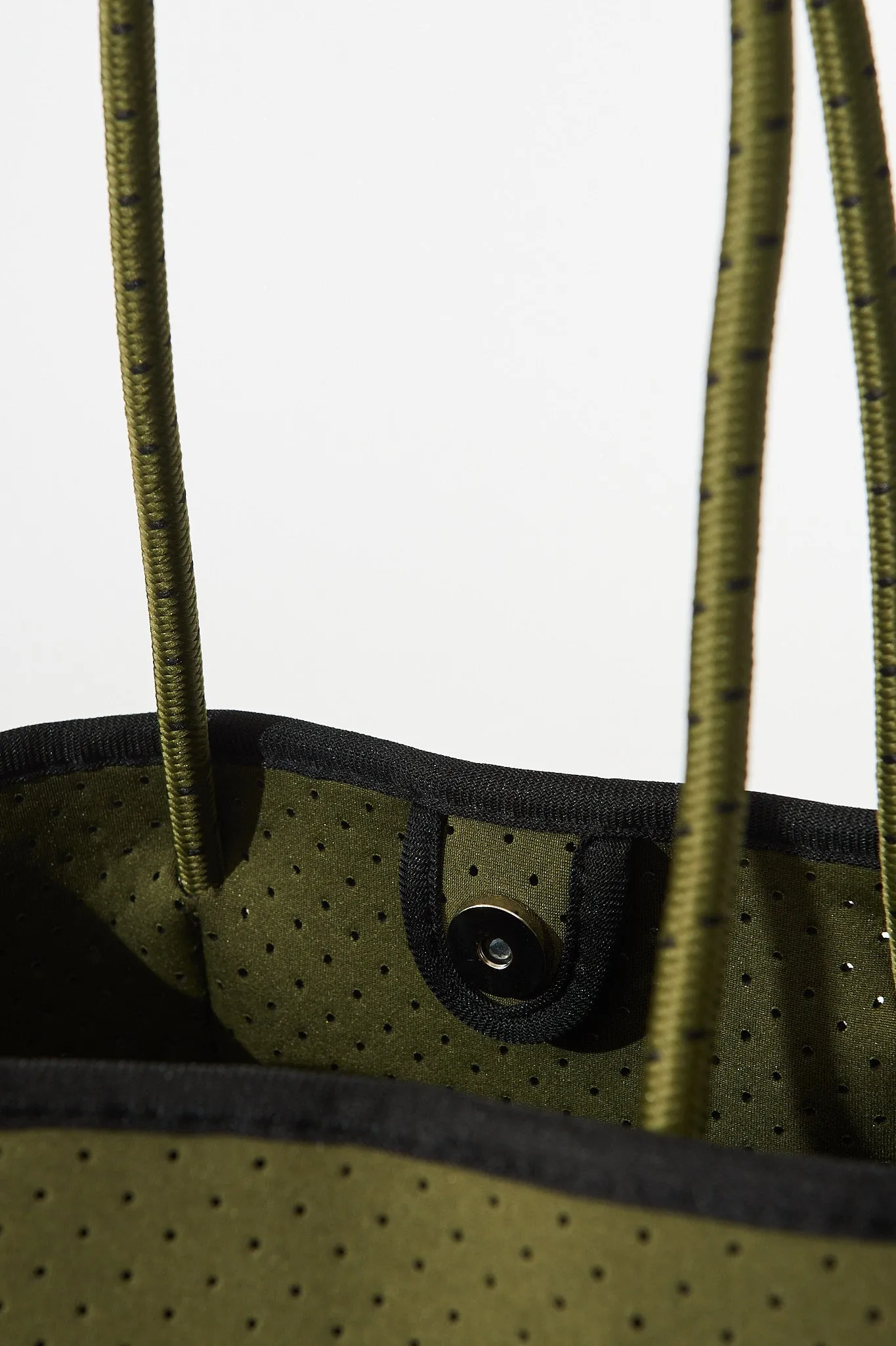 August + Delilah Rania Neoprene Tote Bag In Khaki sold by St Frock product image thumbnail 3