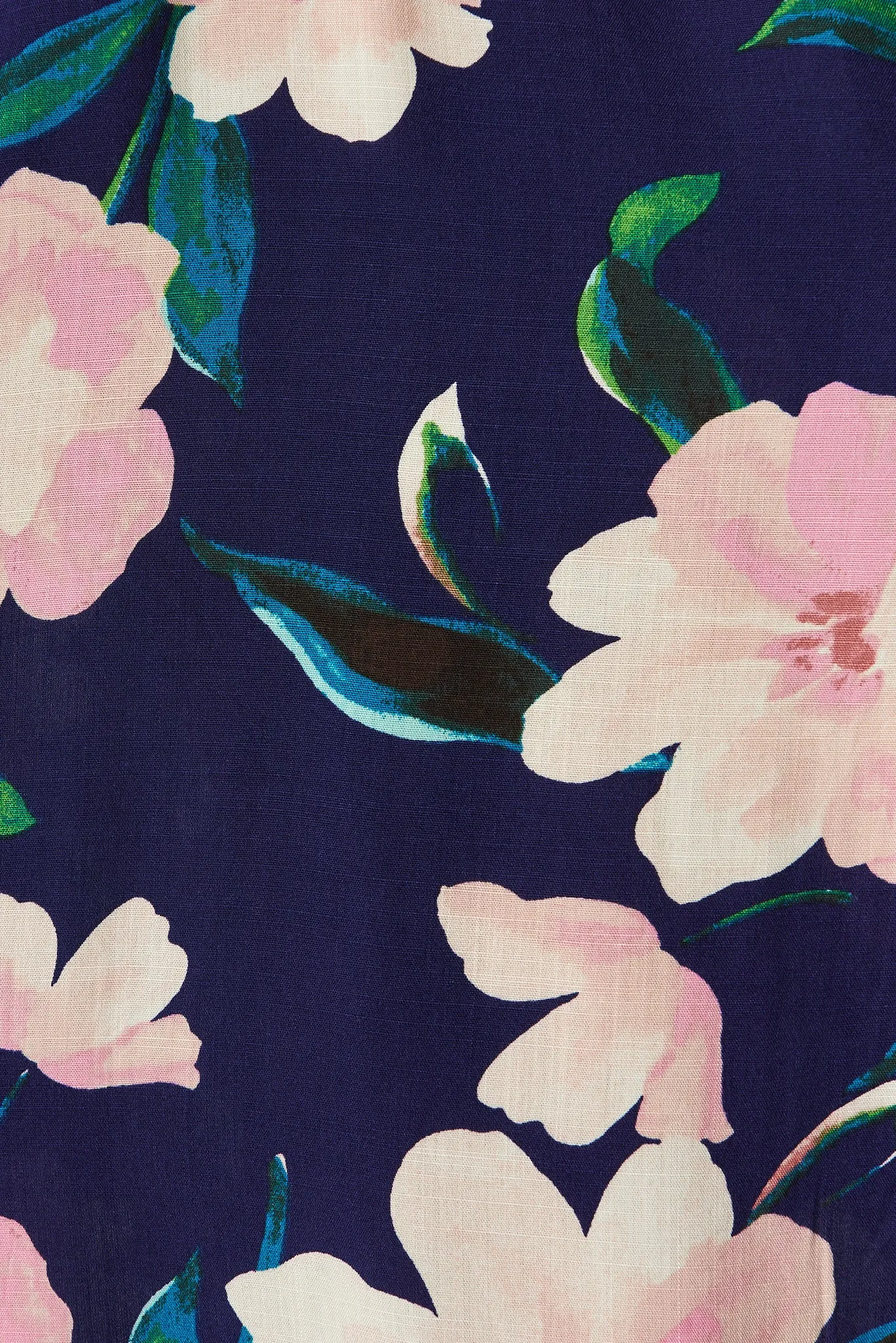 Francy Midi Shirt Dress In Navy With Blush Floral sold by St Frock product image thumbnail 5