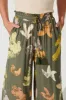 Ola Pant In Khaki Multi Print sold by St Frock