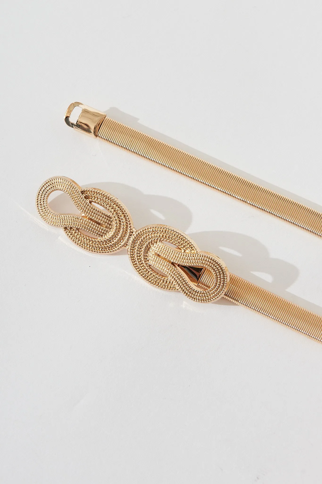 Lanina Belt In Gold sold by St Frock