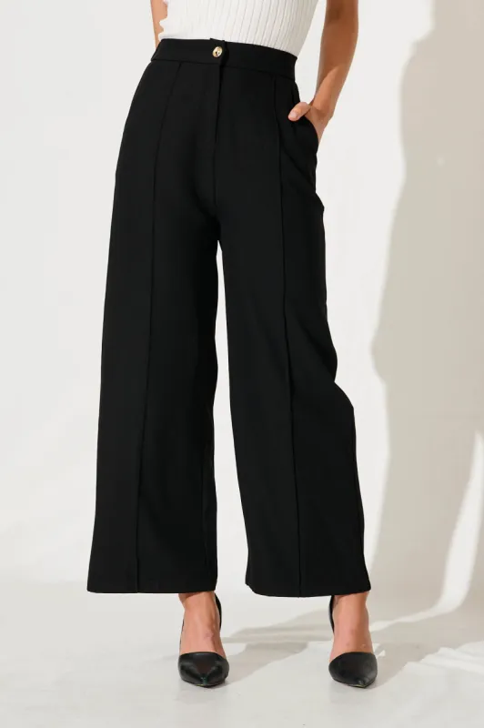 Mantra Pant In Black sold by St Frock