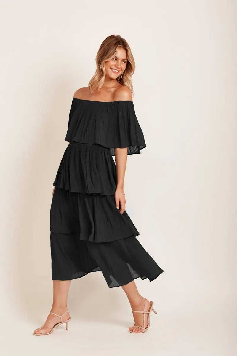 Scarlet Dress In Black sold by St Frock