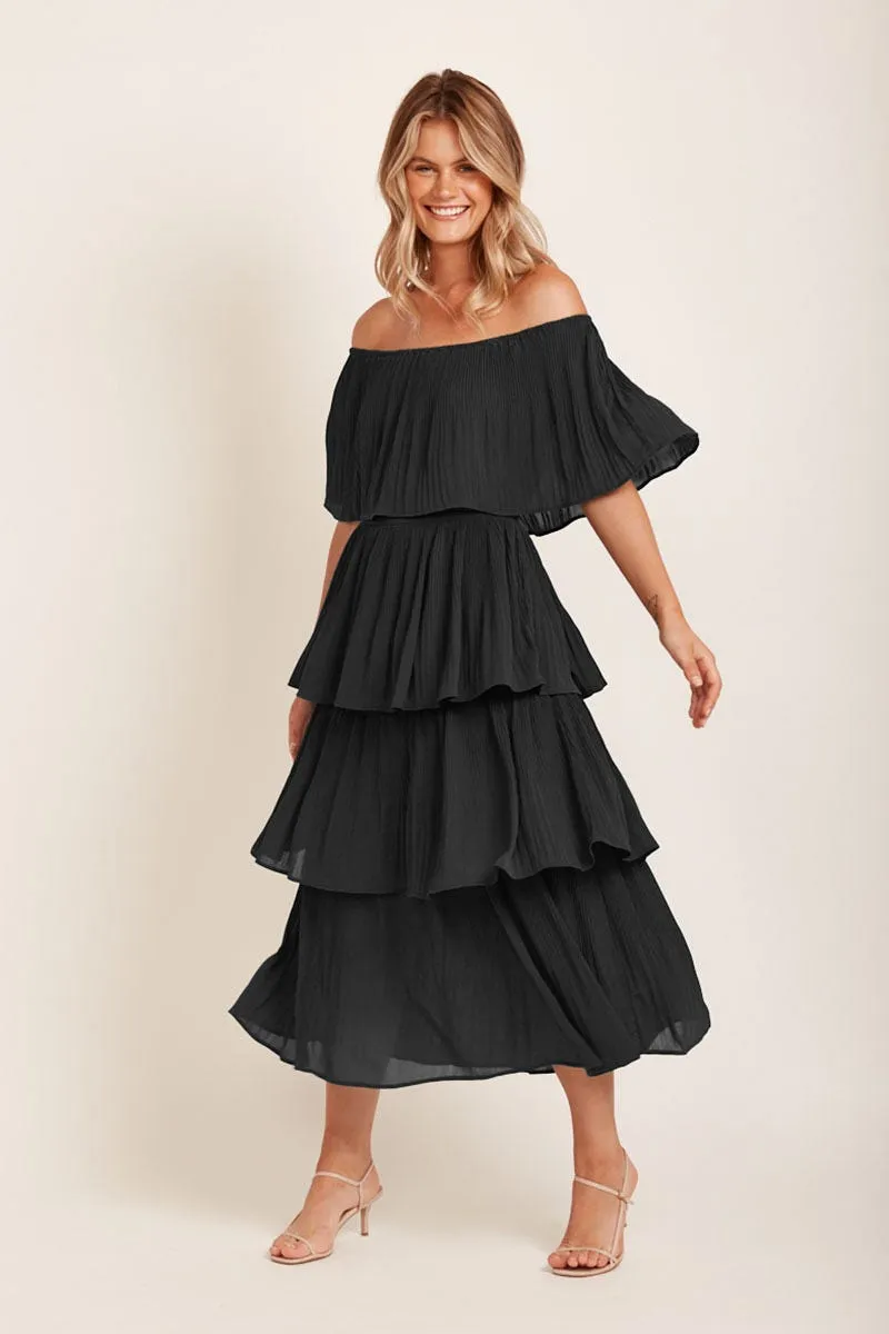 Scarlet Dress In Black sold by St Frock product image thumbnail 2