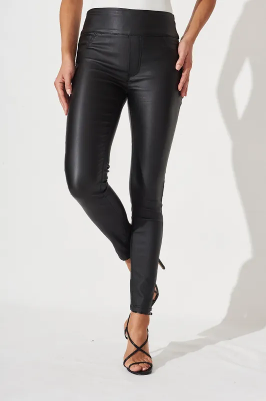 Avina Skinny Pants In Black sold by St Frock