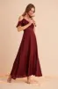 Marit Maxi Dress In Wine sold by St Frock