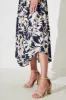 Bridie Maxi Dress In Navy Leaf Print sold by St Frock