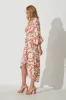 Francis Maxi Dress In Brown With Cream Floral Print sold by St Frock