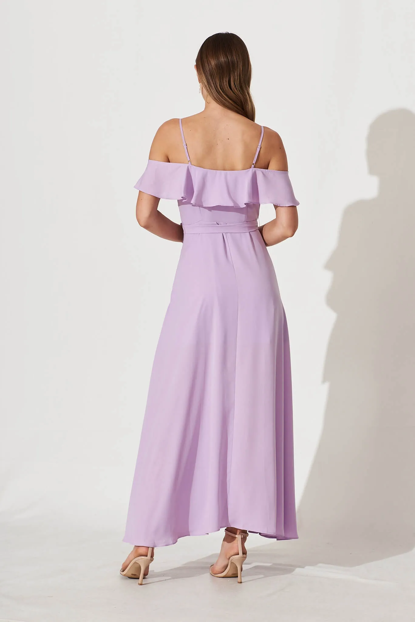 Marit Maxi Dress In Lilac sold by St Frock product image thumbnail 4