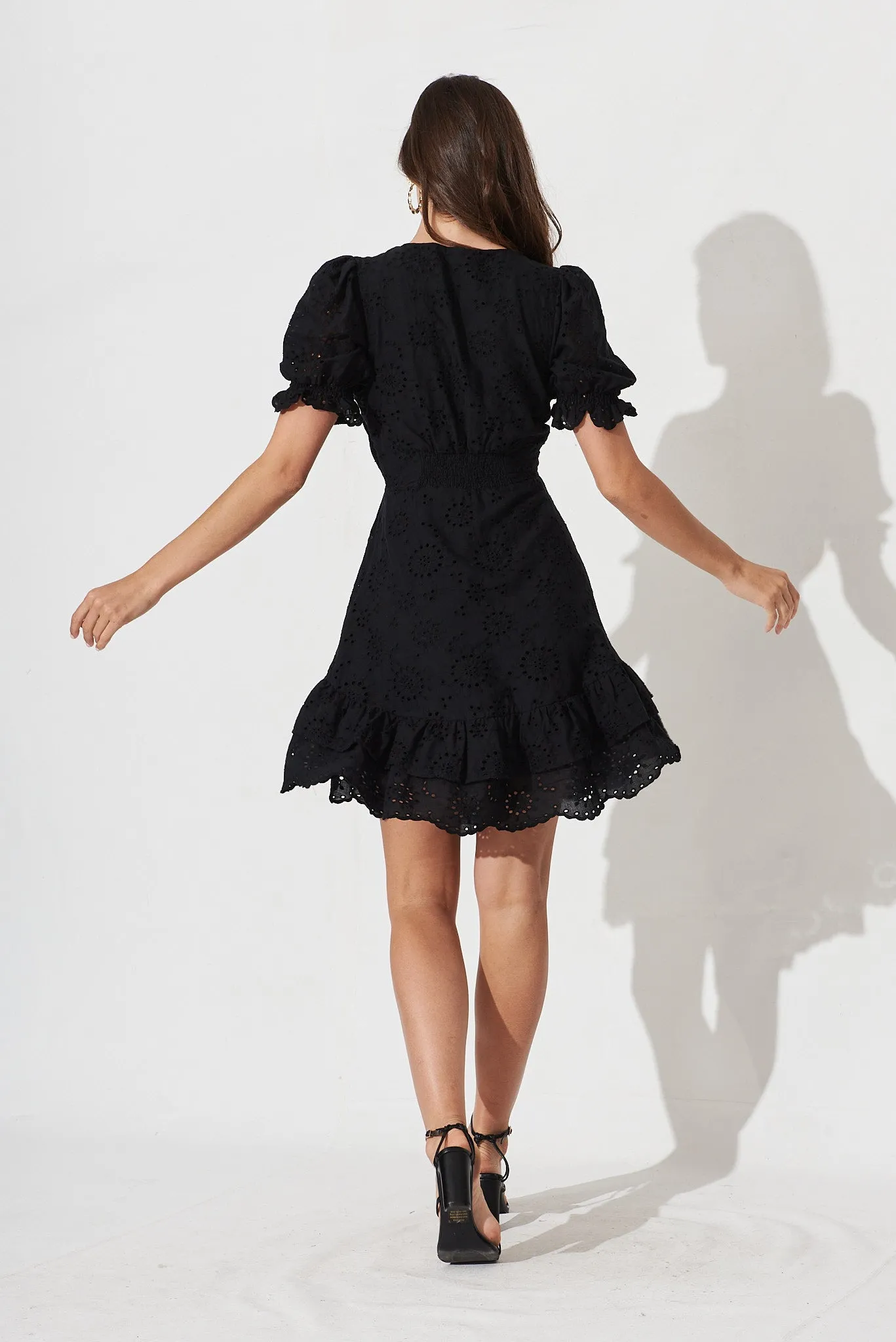 Magic Dress In Black Broderie sold by St Frock product image thumbnail 4
