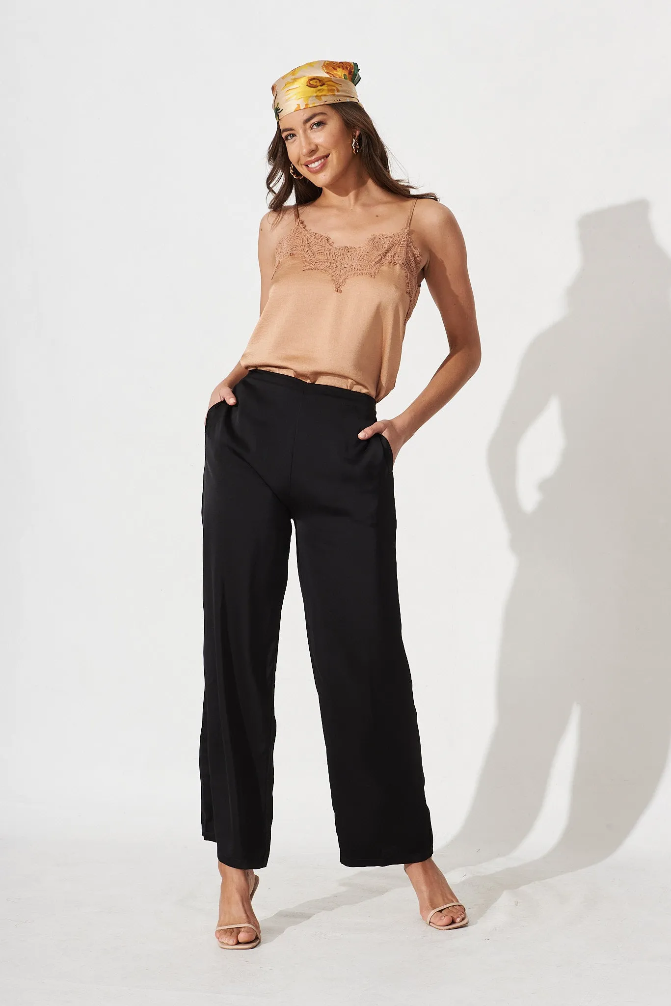 Manthis Cami Top In Mocha sold by St Frock product image thumbnail 2