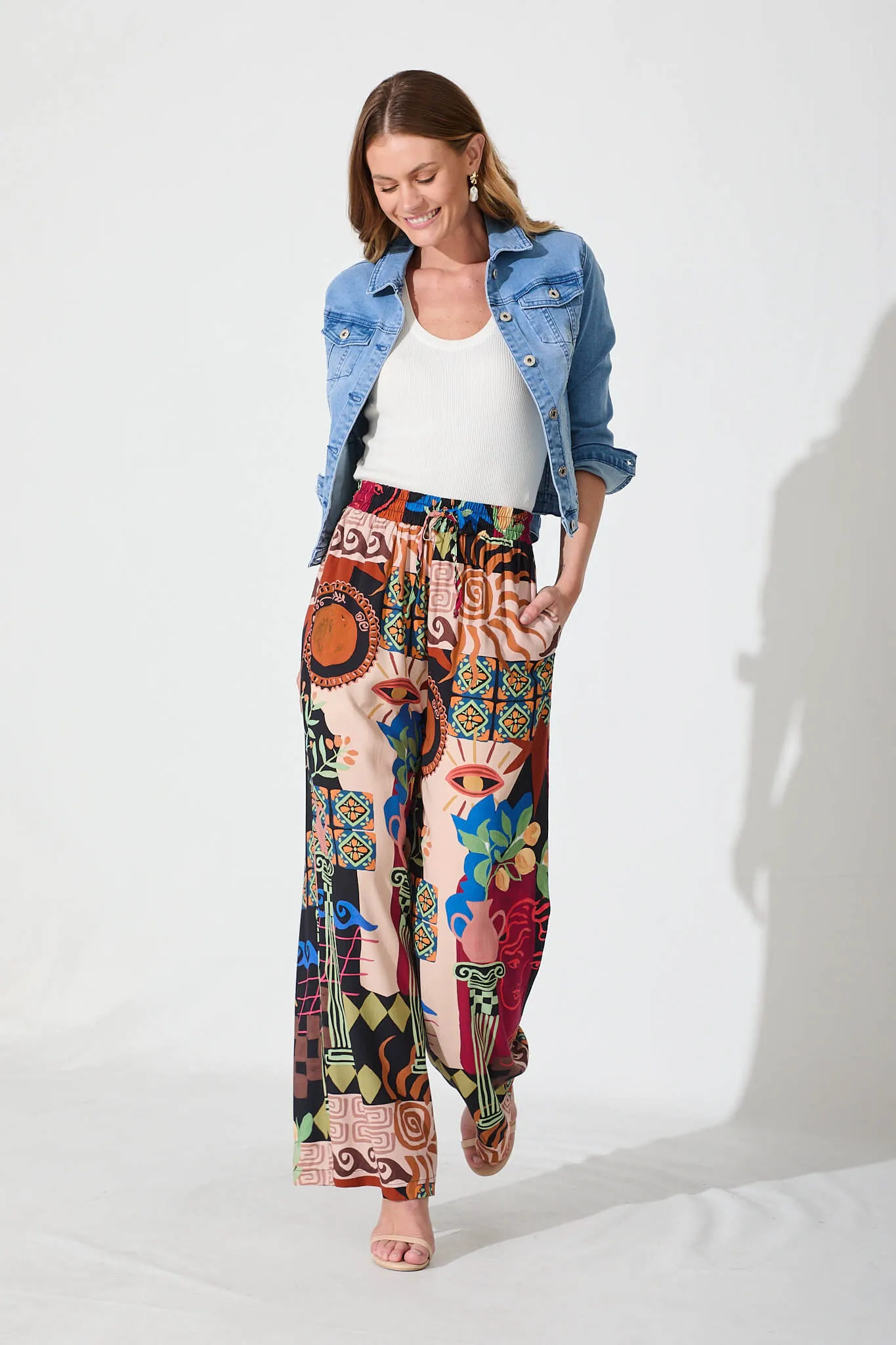 Ariel Pant In Multi Print sold by St Frock product image thumbnail 4