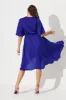 Helsinki Dress In Cobalt Blue Satin sold by St Frock