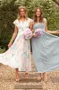 Wynter Maxi Dress In Multi Pastel Floral Chiffon sold by St Frock