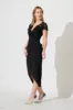 Stella Lace Dress In Black sold by St Frock