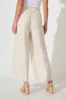 Morgan Pant In Oatmeal Linen Blend sold by St Frock