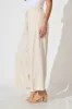 Morgan Pant In Oatmeal Linen Blend sold by St Frock