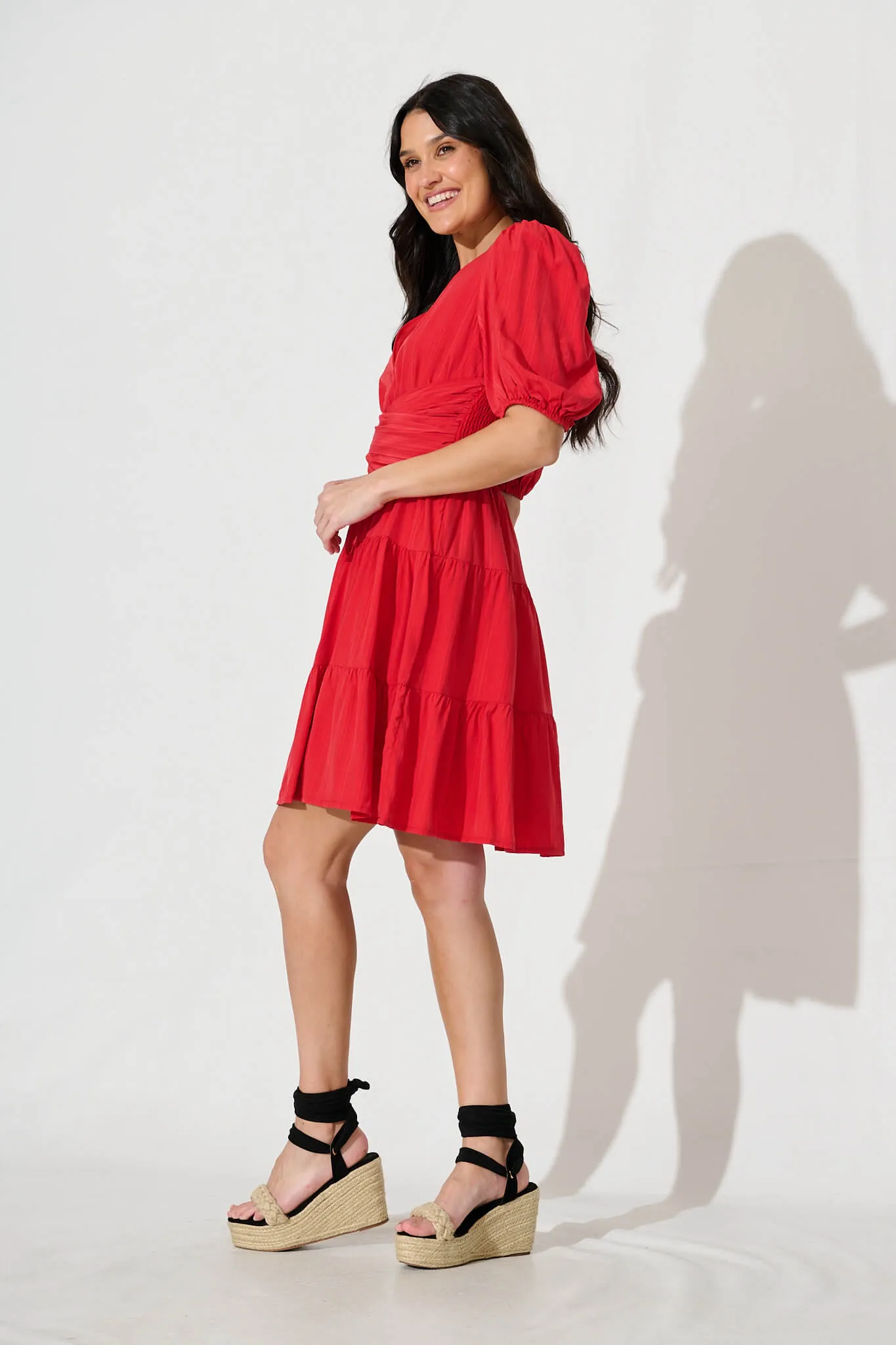 Lovely Dress in Red sold by St Frock product image thumbnail 3