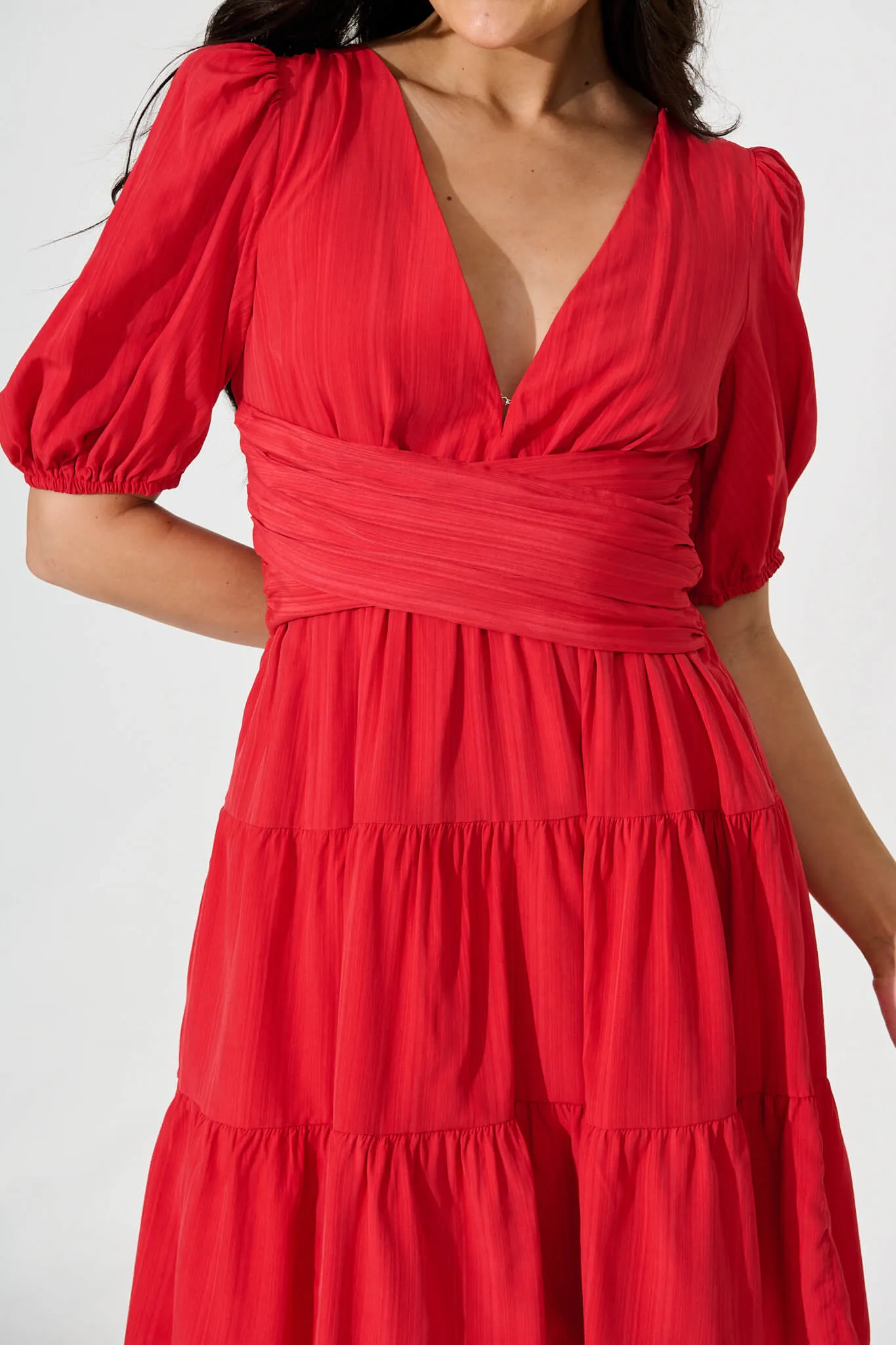Lovely Dress in Red sold by St Frock product image thumbnail 5