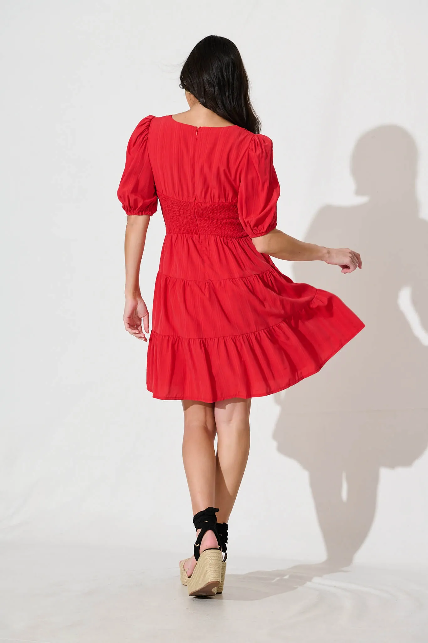 Lovely Dress in Red sold by St Frock product image thumbnail 4