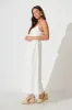 Quinley Maxi Sundress in White Linen Blend sold by St Frock