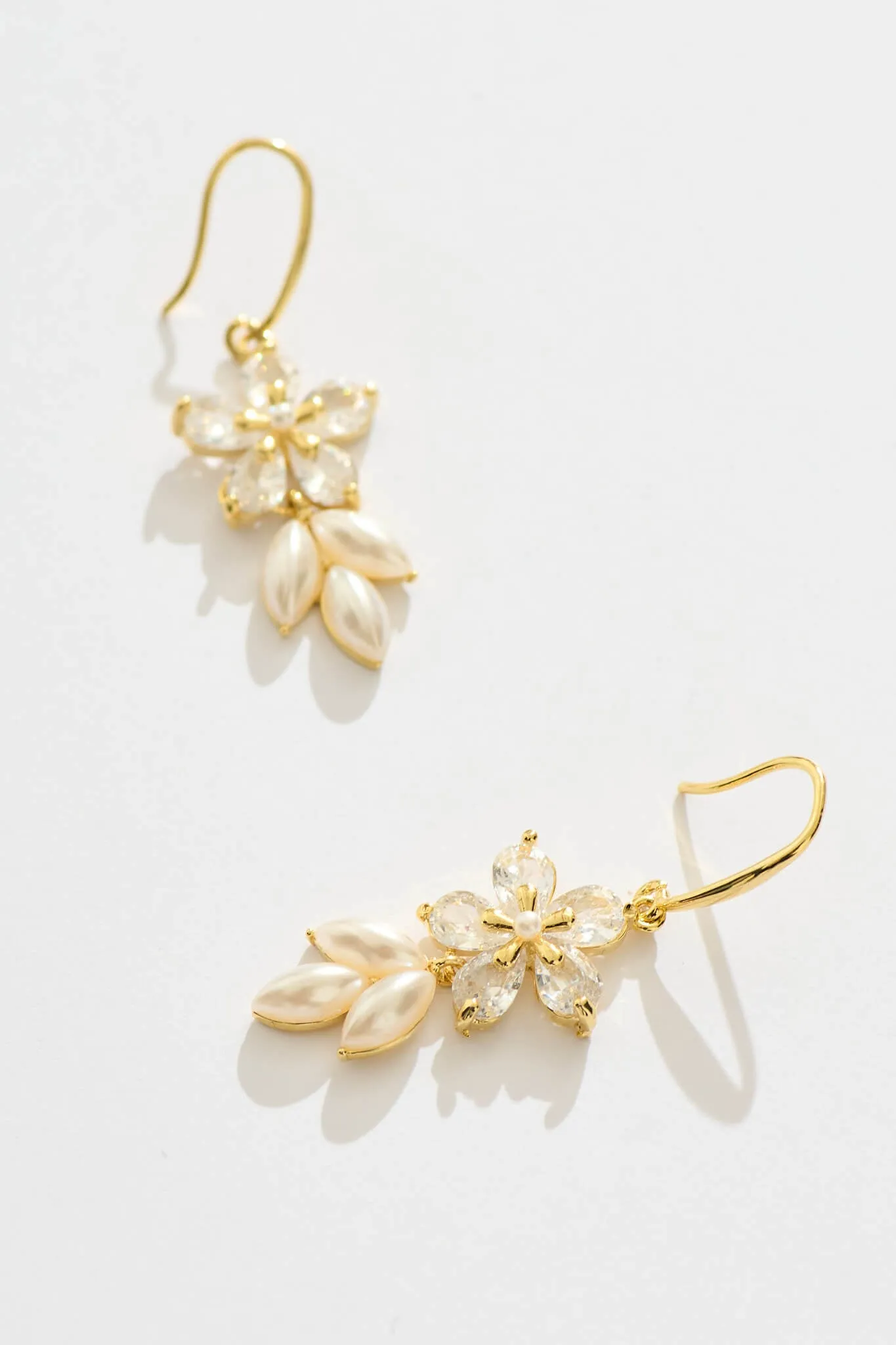 Emberly Drop Earrings in Gold sold by St Frock product image thumbnail 5
