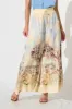 Mariah Pant In Pastel Multi Print sold by St Frock