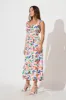 Beautiful Midi Dress in Multi Floral sold by St Frock