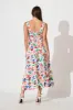Beautiful Midi Dress in Multi Floral sold by St Frock