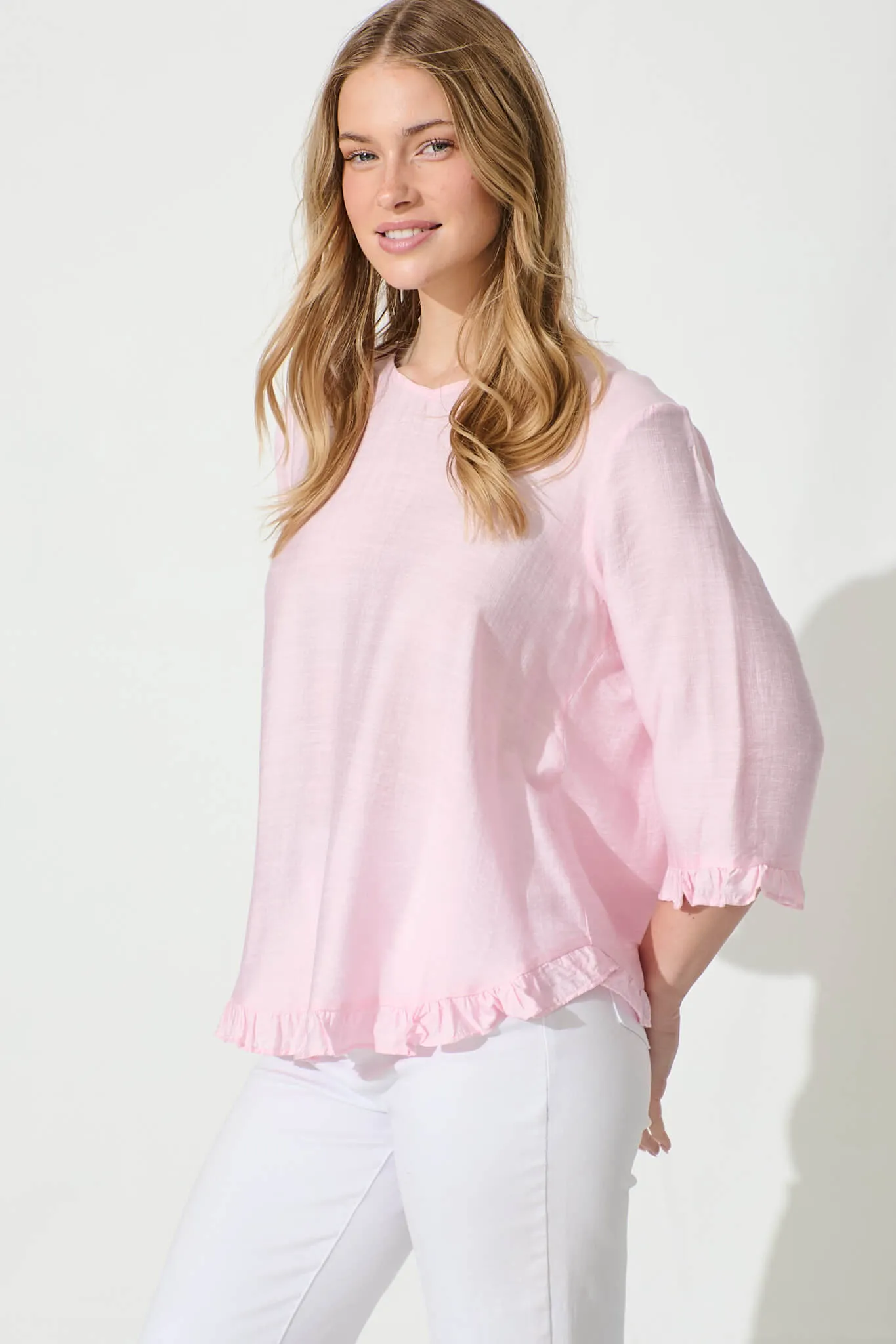 Gia Top in Pale Pink sold by St Frock product image thumbnail 2