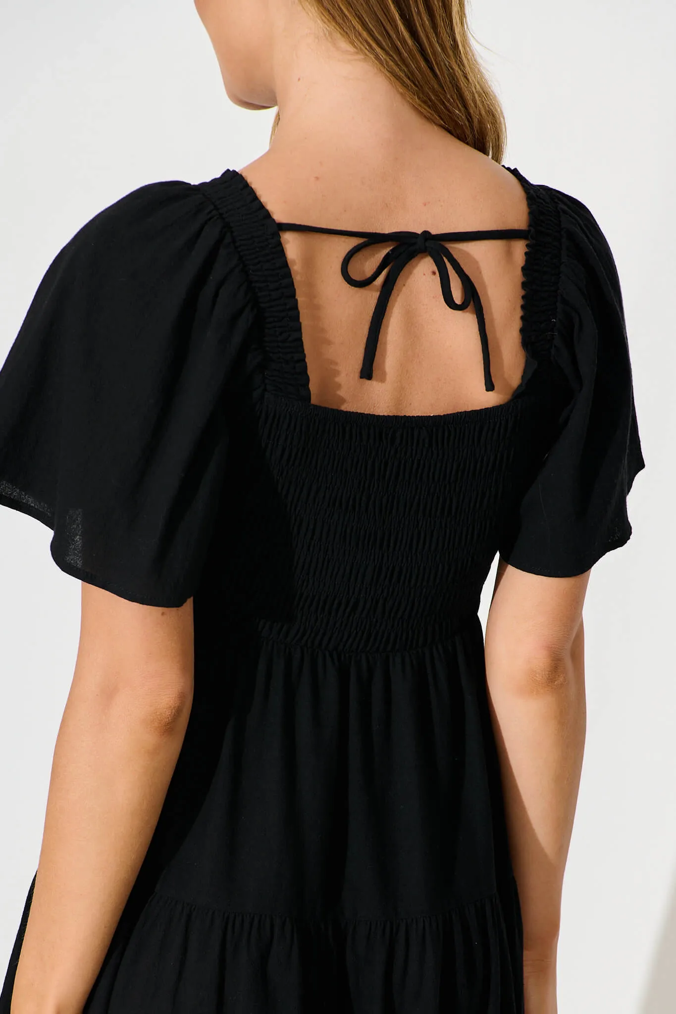 Akino Midi Dress in Black sold by St Frock product image thumbnail 5
