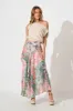 Talisse Maxi Skirt in Apricot Multi Patchwork sold by St Frock