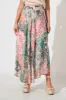 Talisse Maxi Skirt in Apricot Multi Patchwork sold by St Frock