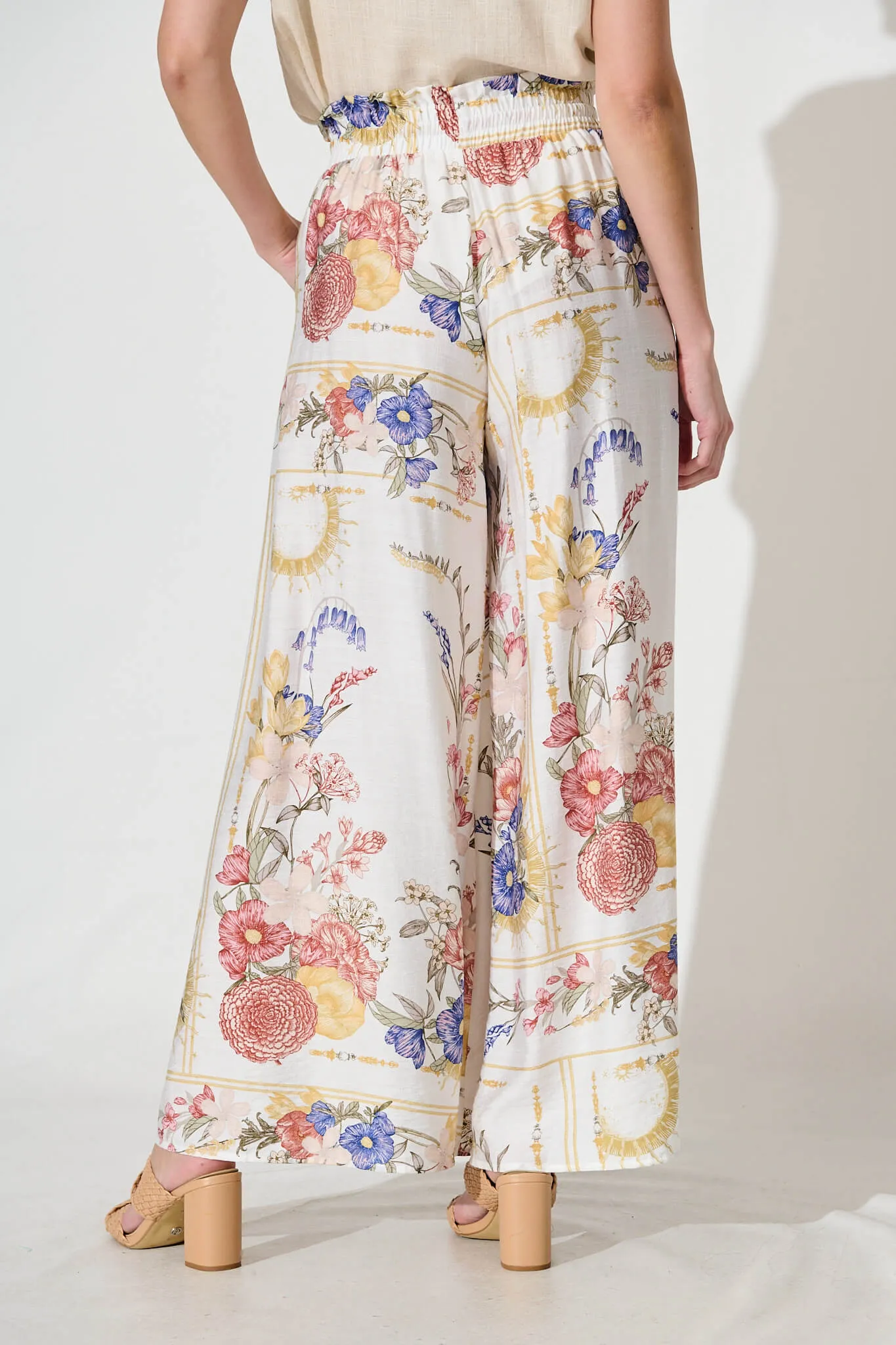 Mariah Pant In Vintage Floral Print sold by St Frock product image thumbnail 3