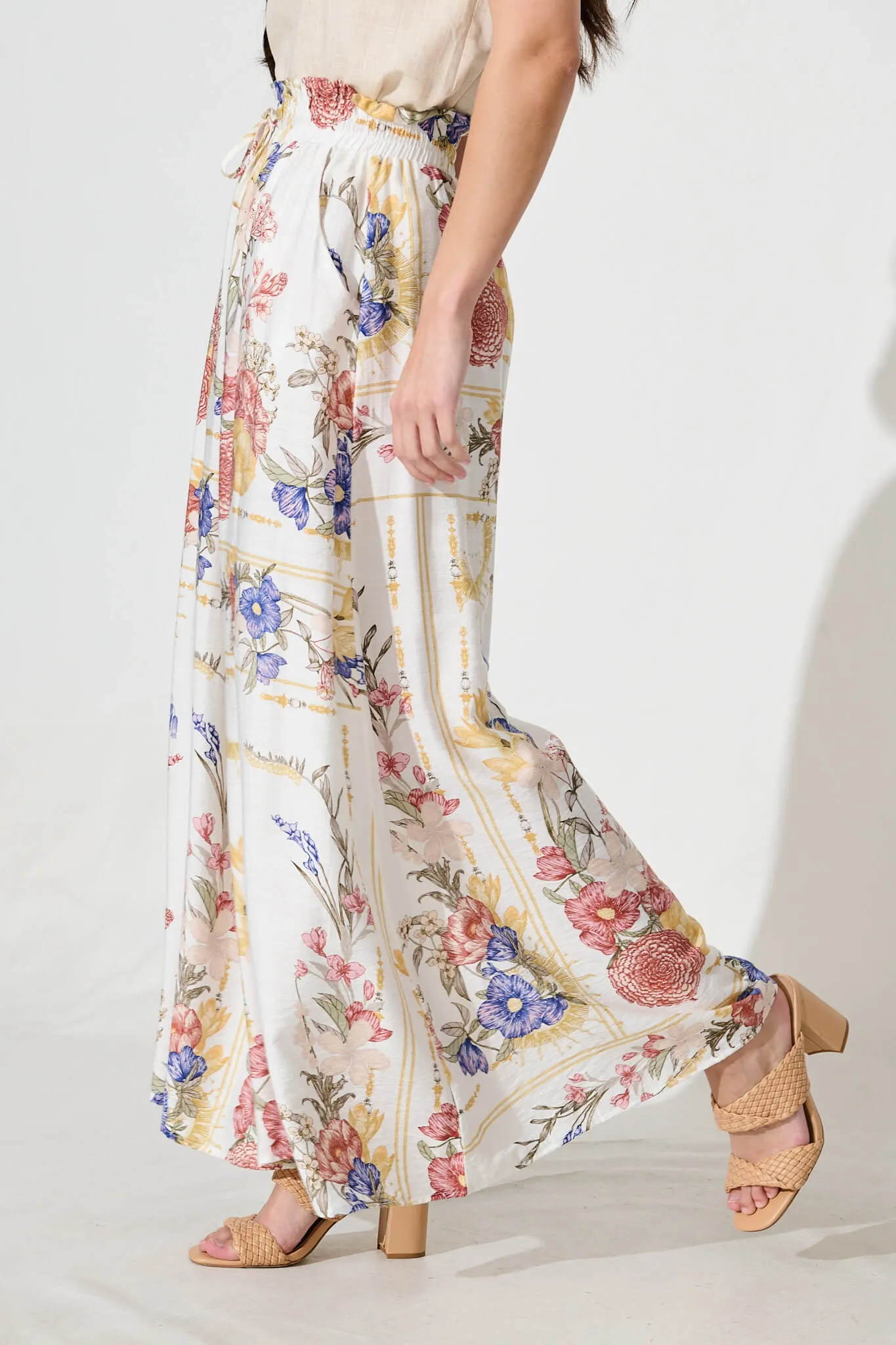 Mariah Pant In Vintage Floral Print sold by St Frock product image thumbnail 2