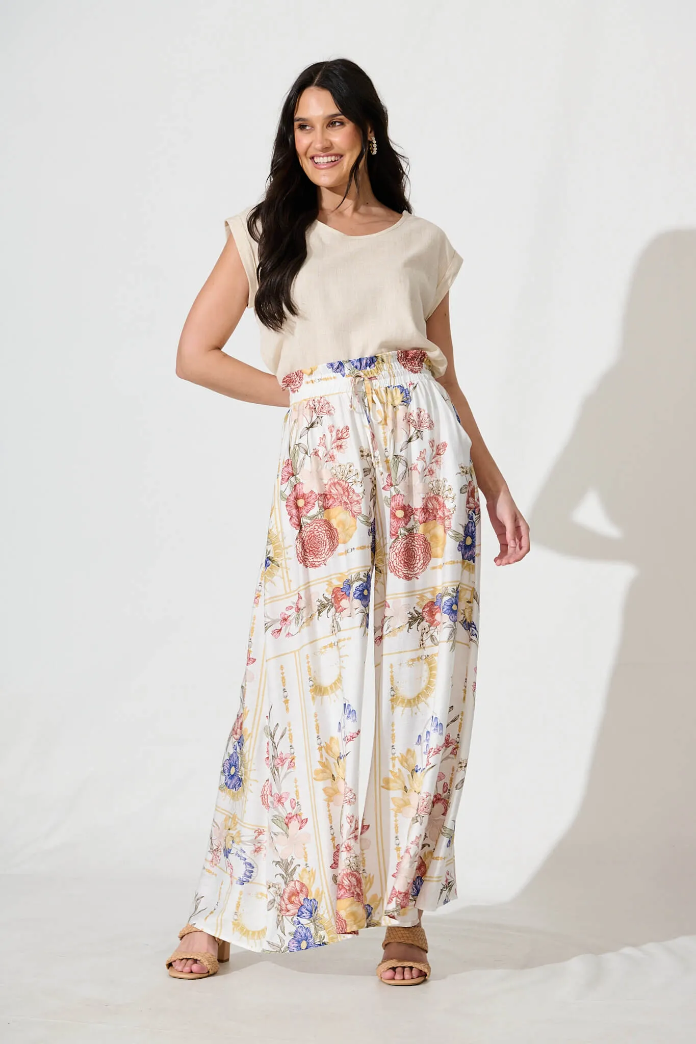 Mariah Pant In Vintage Floral Print sold by St Frock product image thumbnail 4