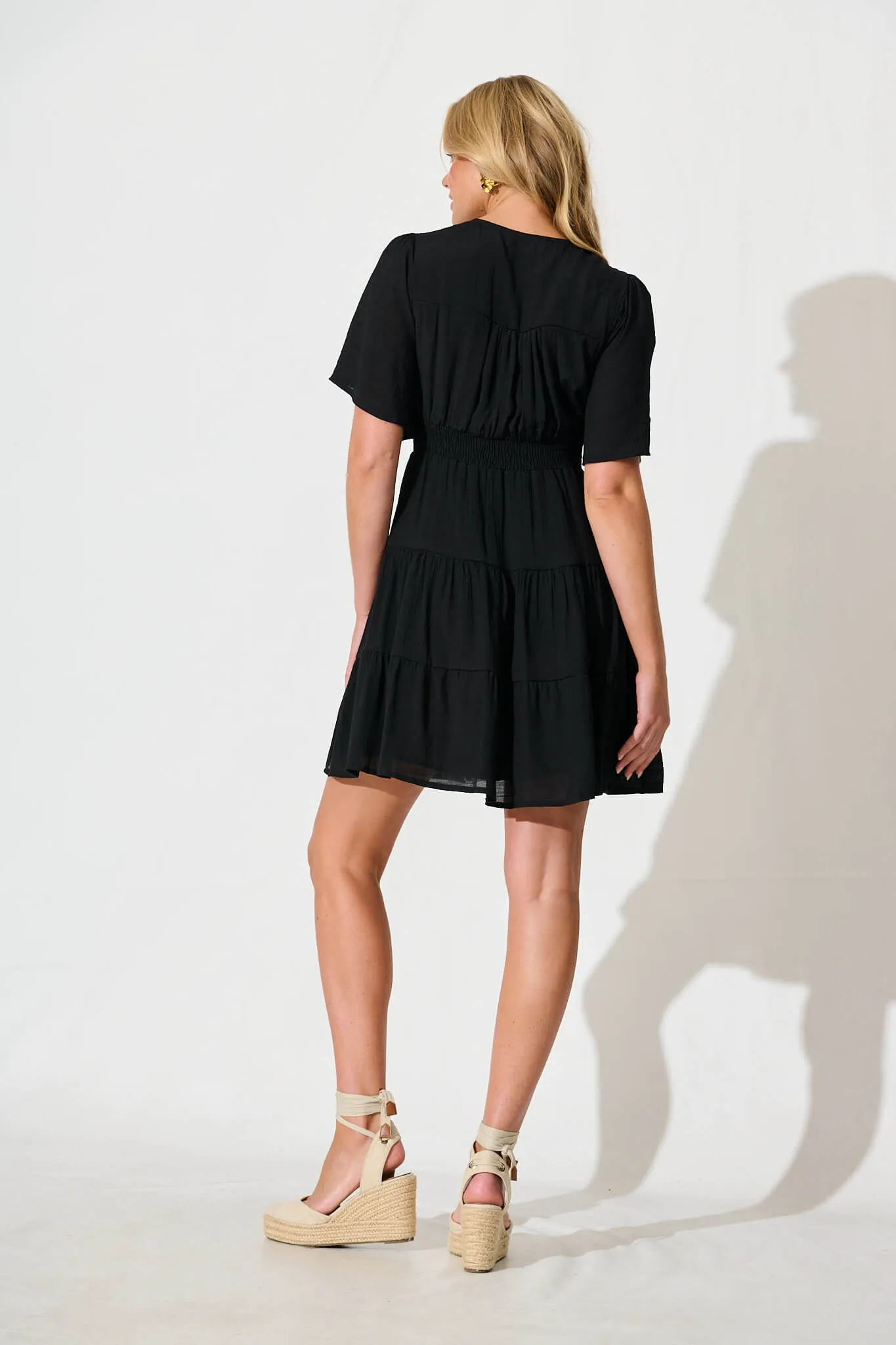 Esmarie Dress in Black sold by St Frock product image thumbnail 4