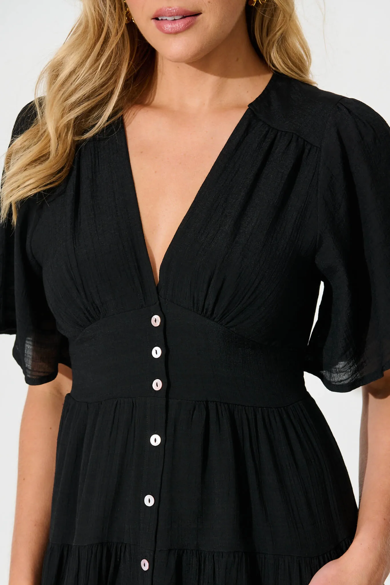 Esmarie Dress in Black sold by St Frock product image thumbnail 5