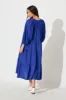 Barrymore Midi Smock Dress in Cobalt sold by St Frock