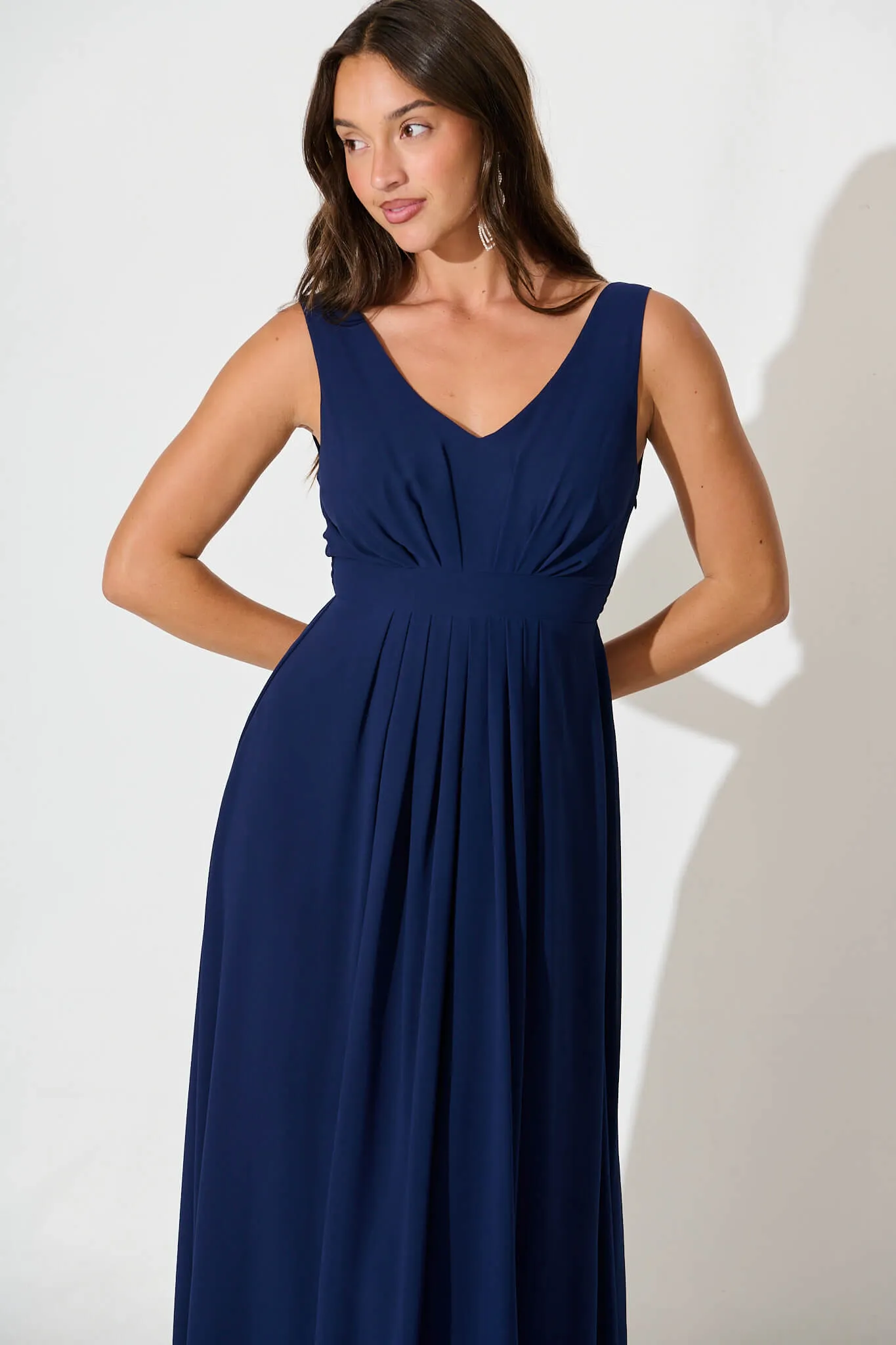 Wonderful Maxi Dress Navy sold by St Frock product image thumbnail 2