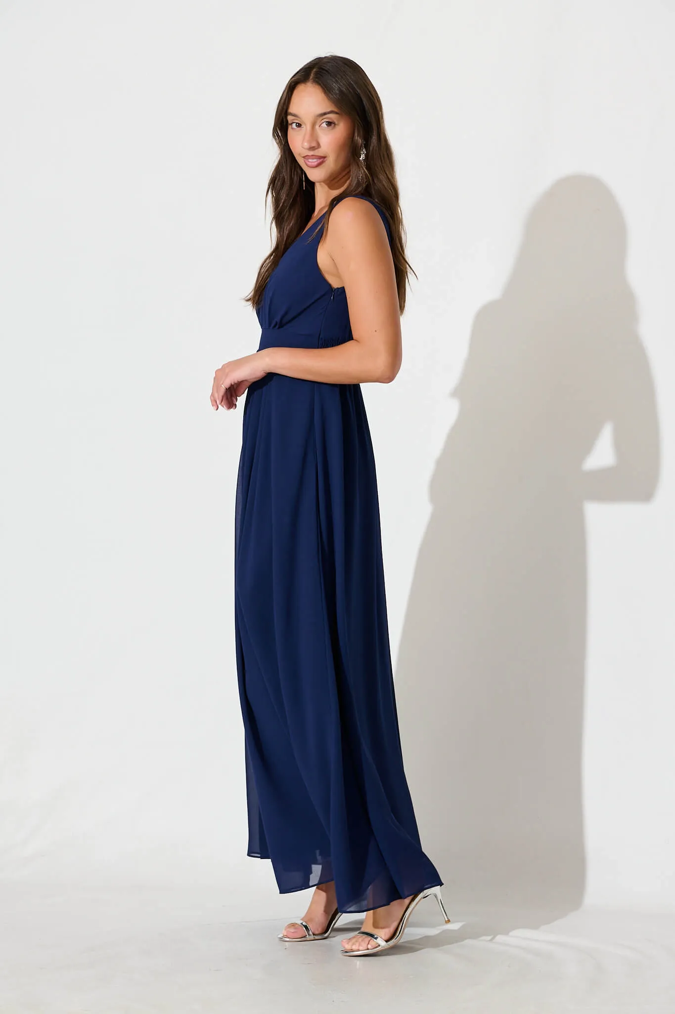 Wonderful Maxi Dress Navy sold by St Frock product image thumbnail 3